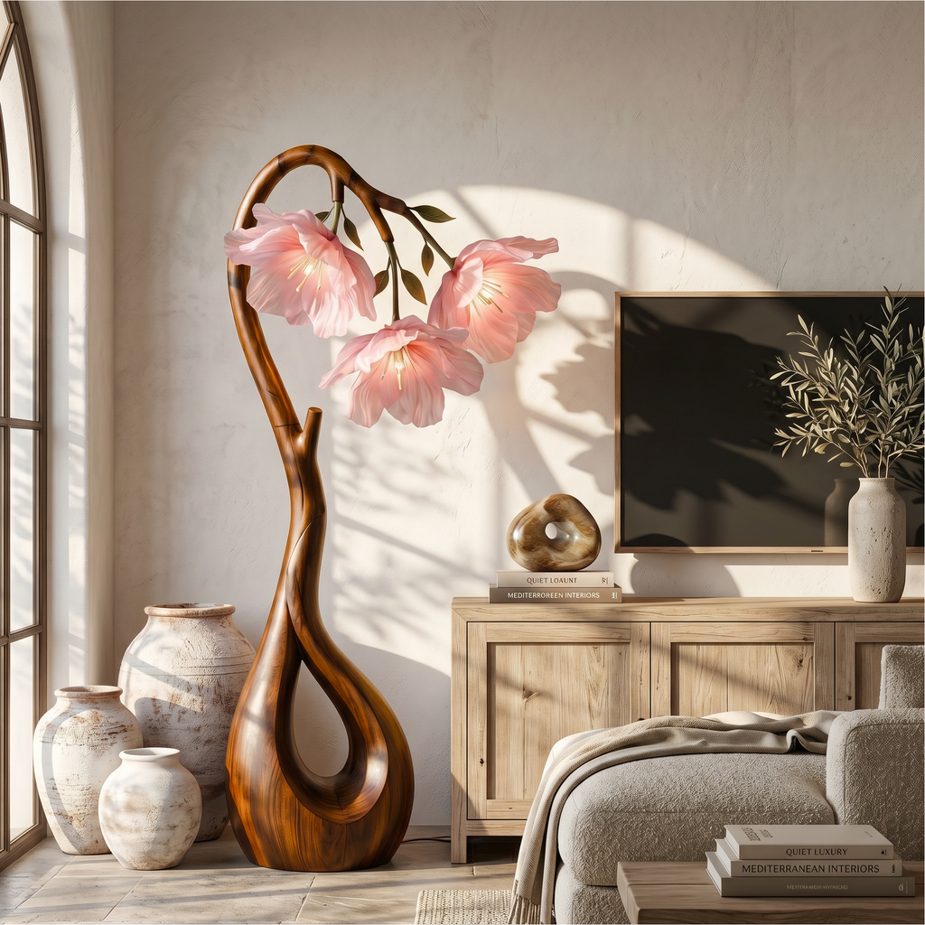 Modern Floor Lamp With Nature-Inspired Silhouette