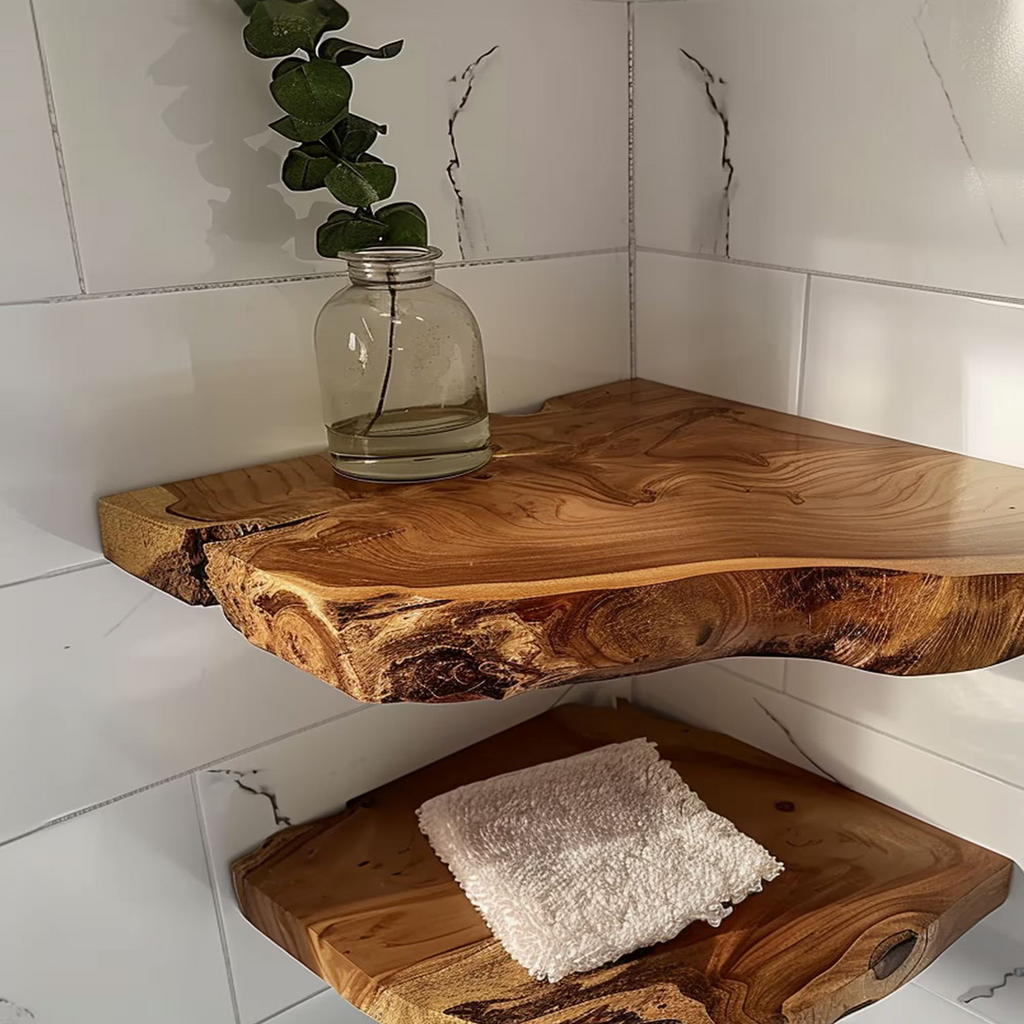 Floating Corner Shelves Decorations – Style 2