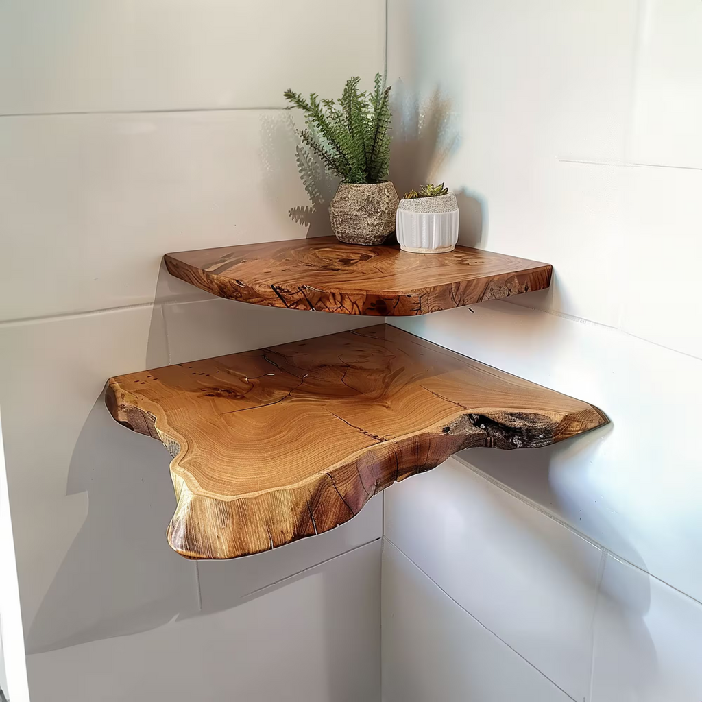 Floating Corner Shelves Decorations – Style 2