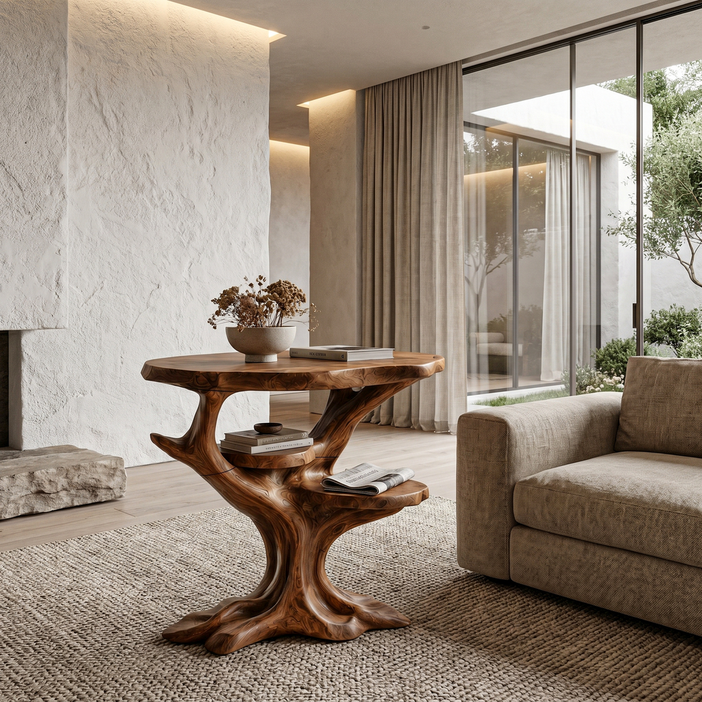 Organic Sculptural Side Table