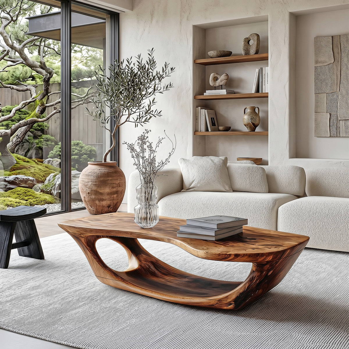 Wabi Sabi Solid Wood Coffee Table