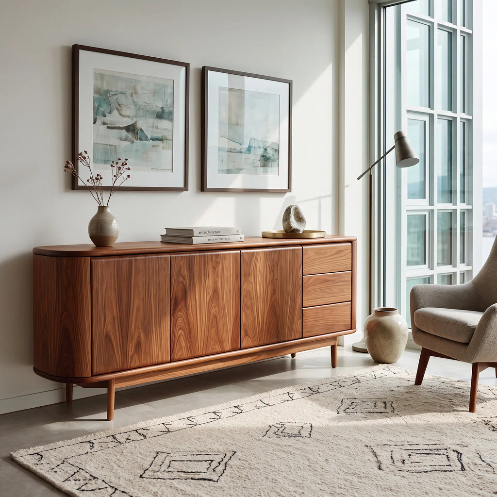 Modern Storage Sideboard With Drawers For Home Office