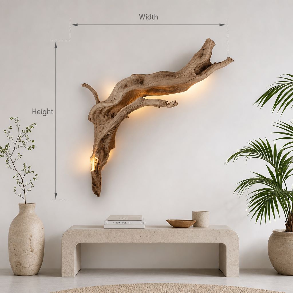 Driftwood Wall Sconce