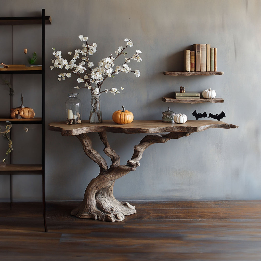 Handmade Halloween Console Table Driftwood Table