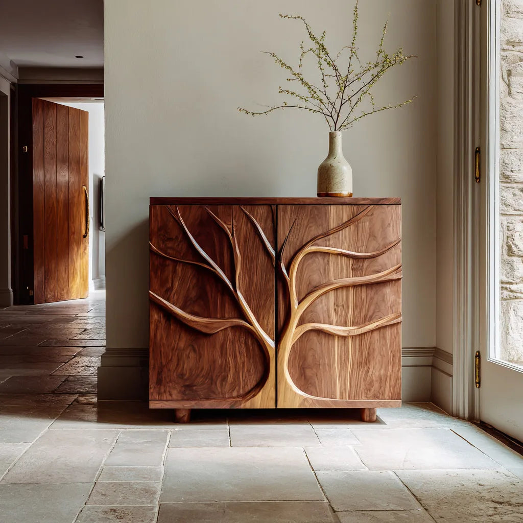 Modern Branch Relief Cabinet For Hallway
