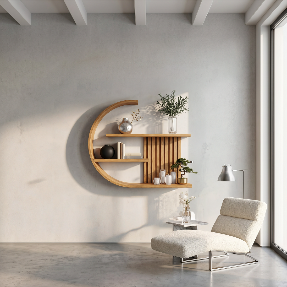 Japandi Wall Decor Shelf Living Room And Lounge