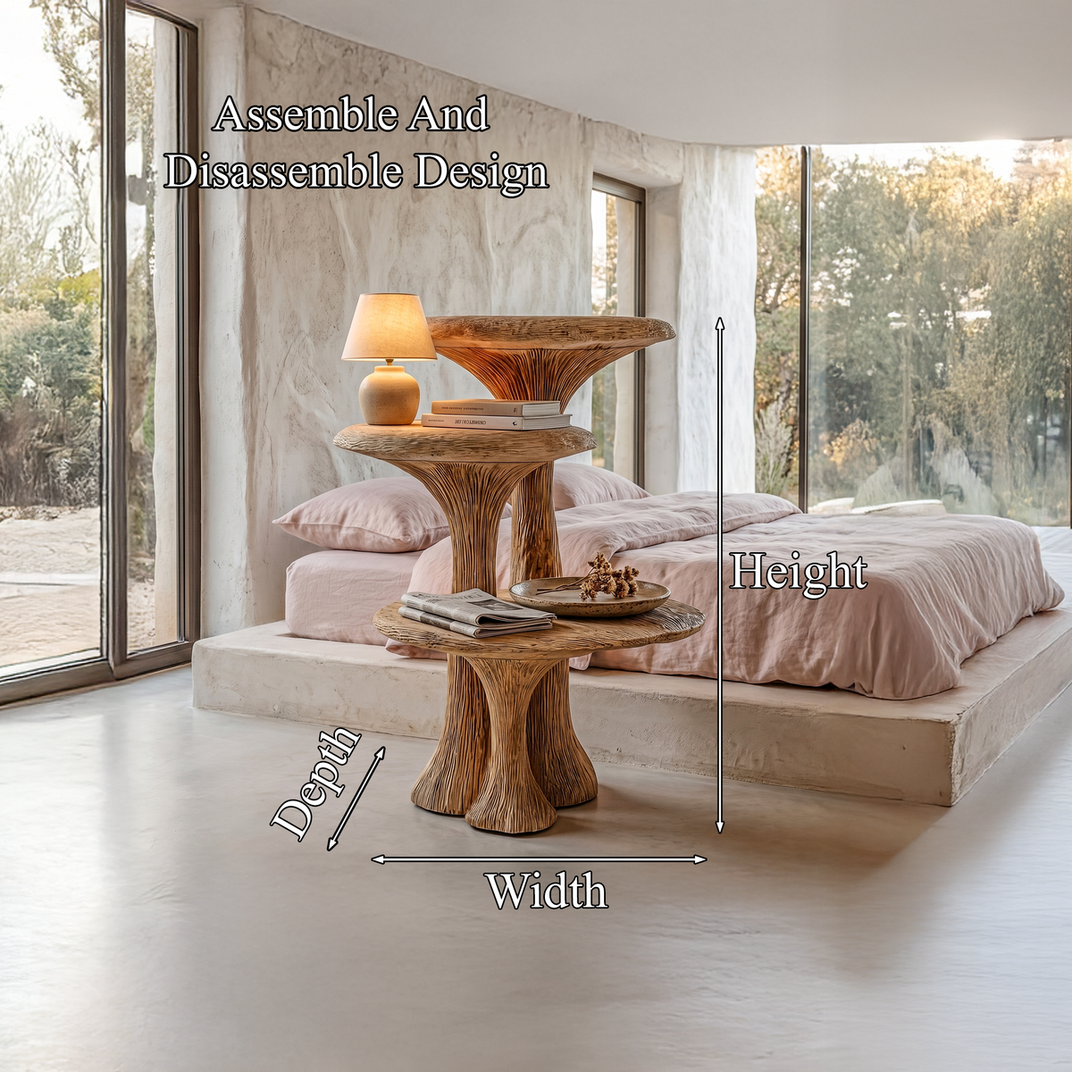 Organic Sculptural Nightstand