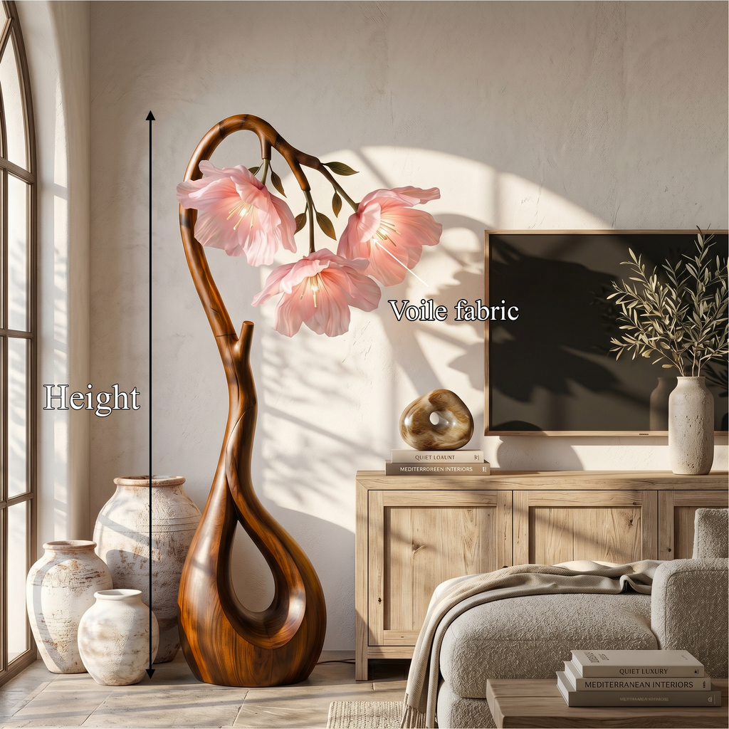 Modern Floor Lamp With Nature-Inspired Silhouette