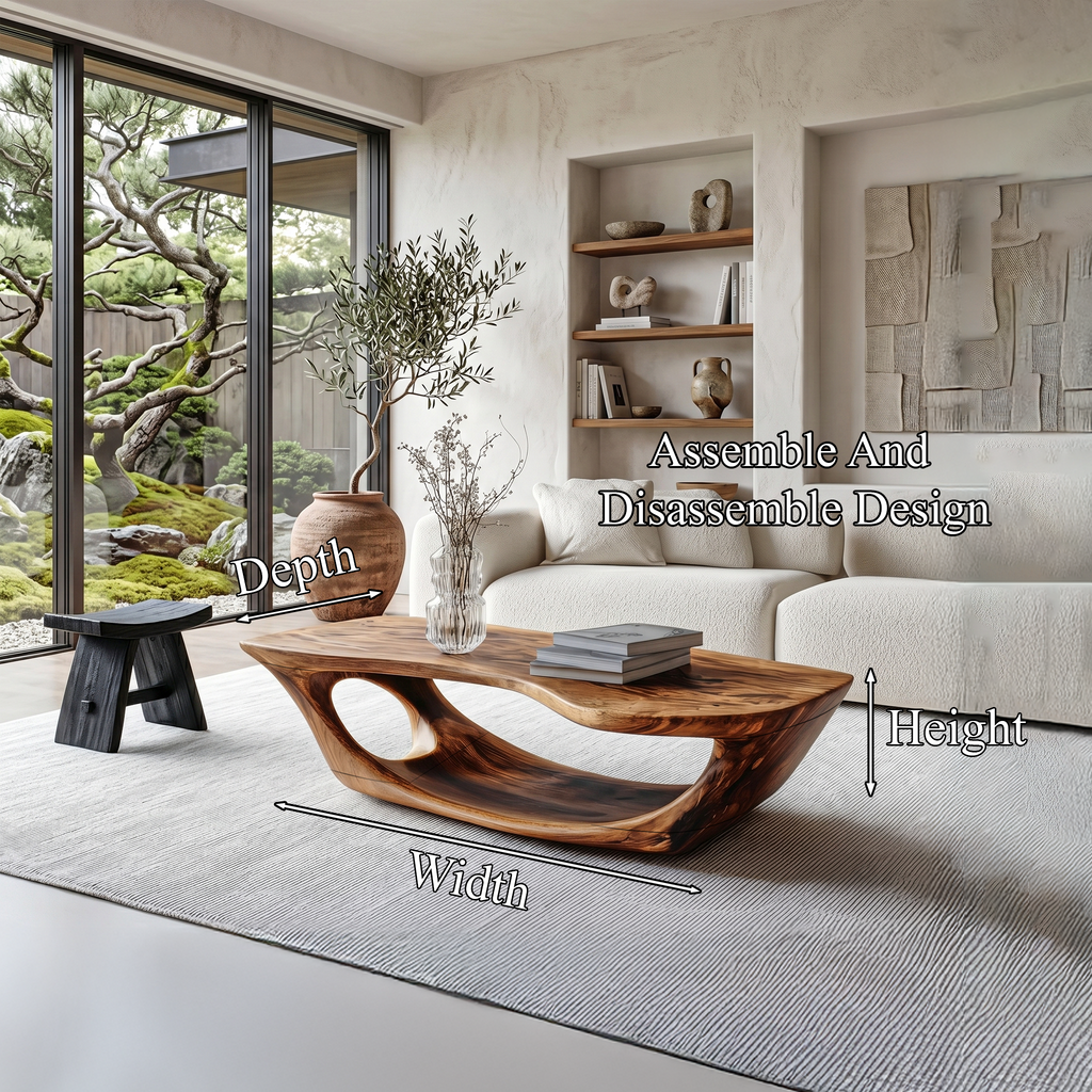 Wabi Sabi Solid Wood Coffee Table