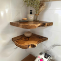 Floating Corner Wall Shelves