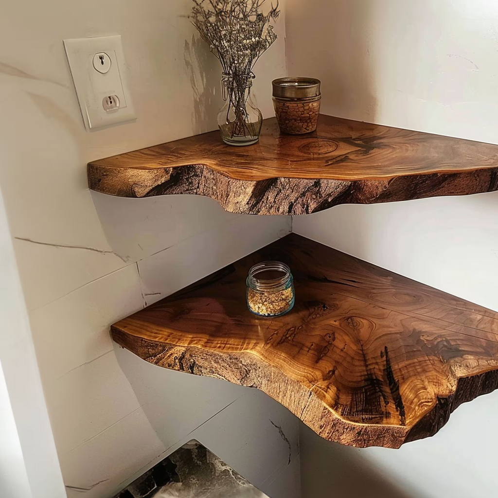 Floating Corner Shelves Decorations