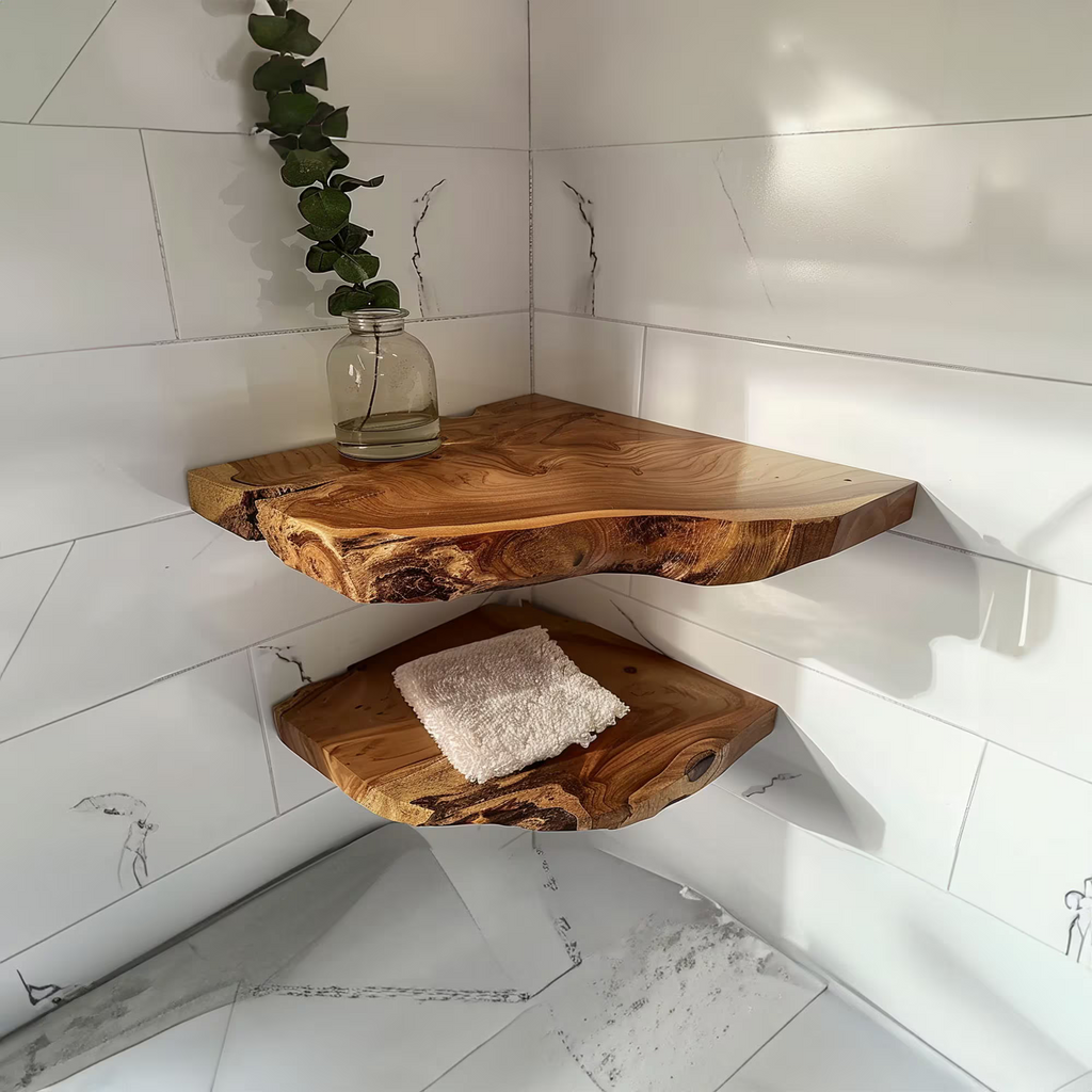 Floating Corner Shelves Decorations – Style 2