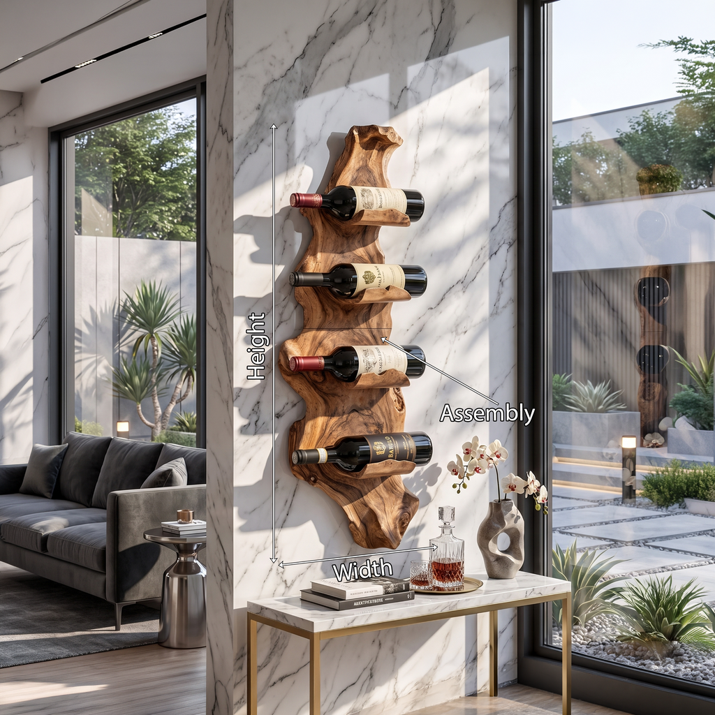 Handcrafted Wine Stand For Furniture Dining Setup