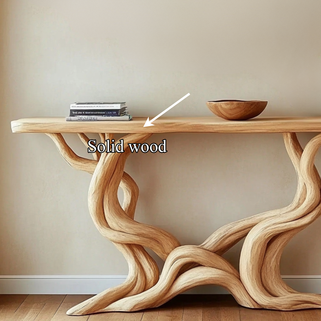 Handmade Live Edge Driftwood Farmhouse Console, 30 To 70 Inch