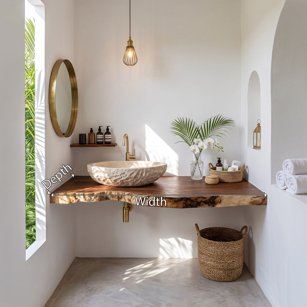 Mid Century Floating Vanity For Stylish Bathroom