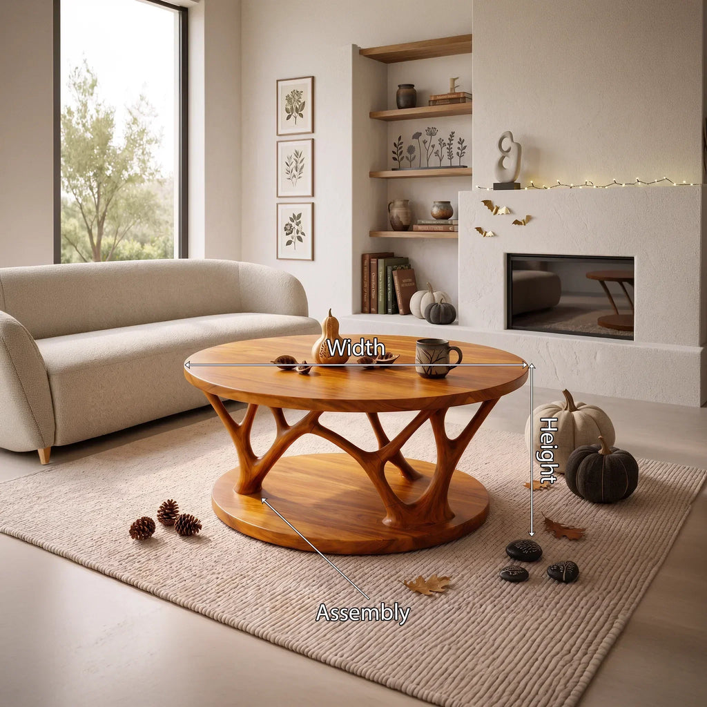 Contemporary Halloween Geometric Table For Gothic Home