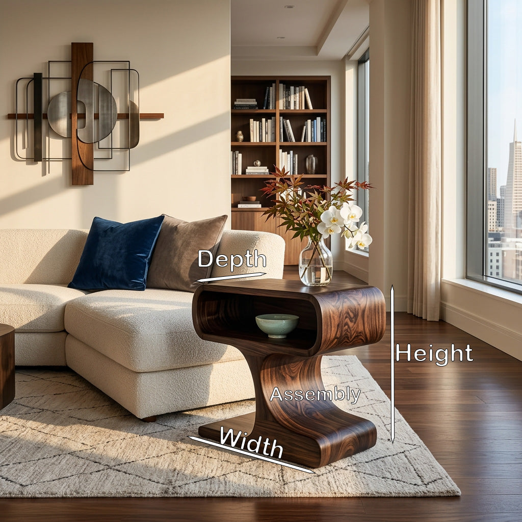 Handcrafted Side Table With Minimal Style For Living