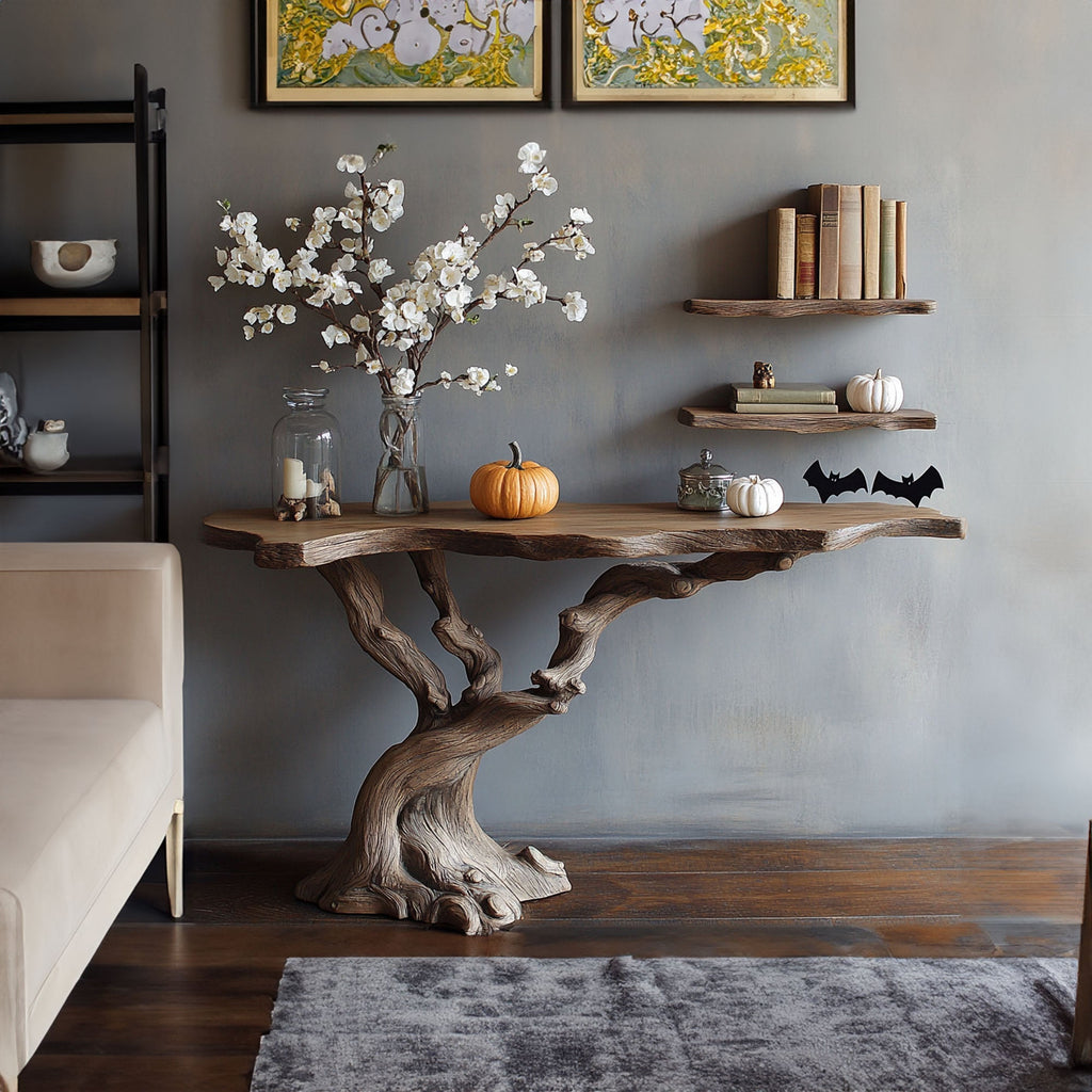 Handmade Halloween Console Table Driftwood Table
