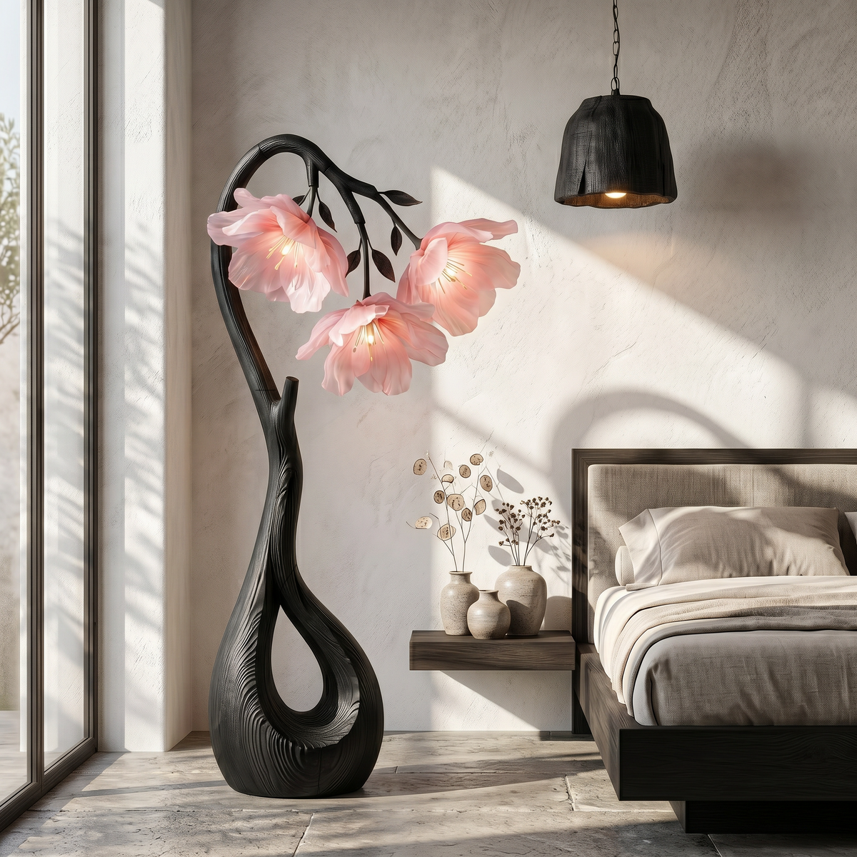 Modern Floor Lamp With Nature-Inspired Silhouette