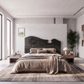 Contemporary Live Edge Headboard Wooden Bed Headboard For Bedroom