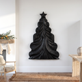 Openwork Curved Wooden Christmas Tree Decor, 50 Or 60 Inch Tall