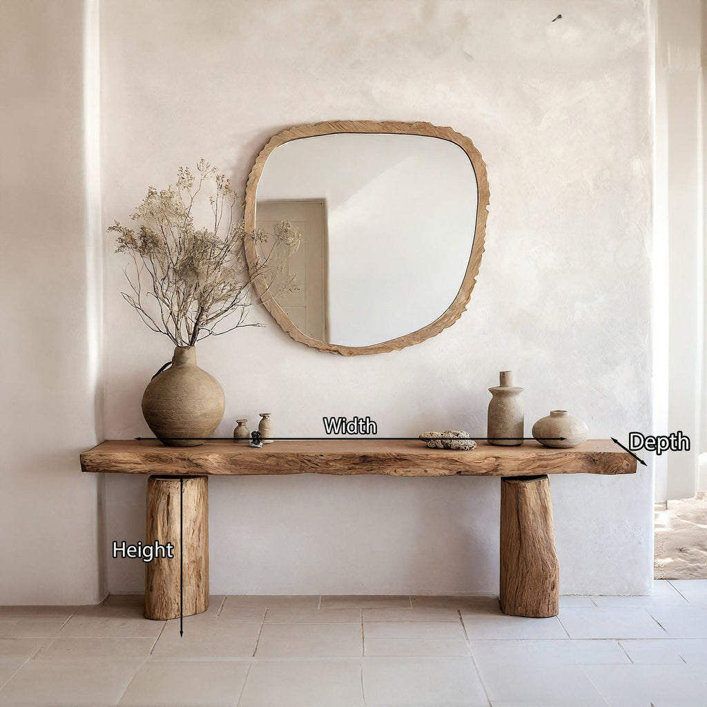 Reclaimed Wood Entryway Side Table