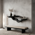 Tree Branch Floating Shelf, Rustic Solid Wood Wall Mounted Organizer