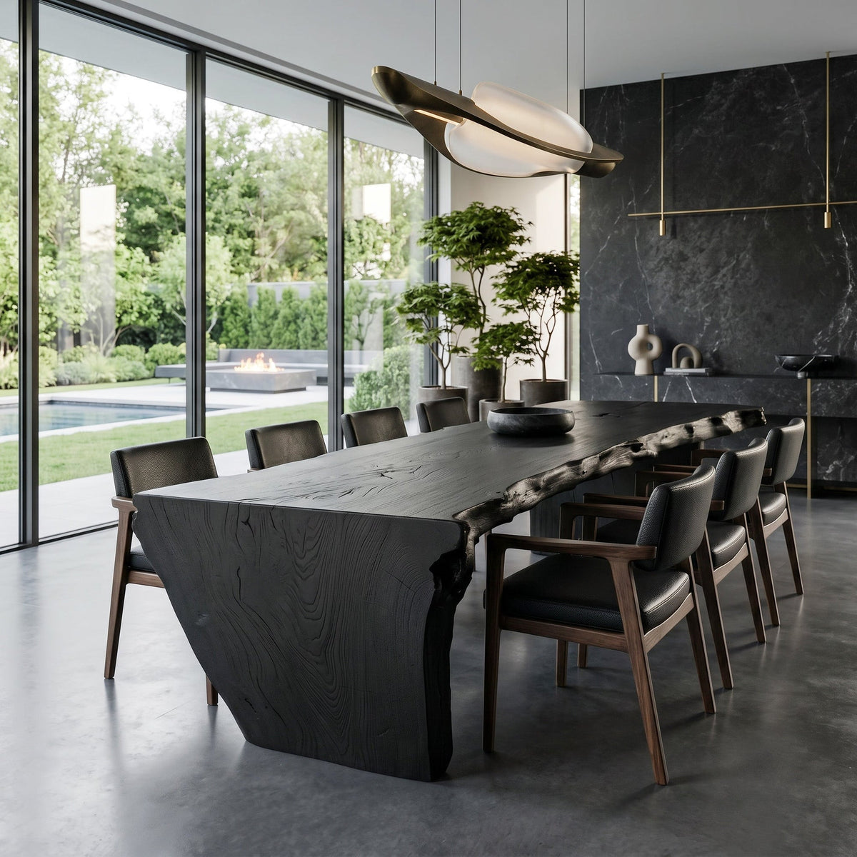Organic Wabi Sabi Dining Table For Dining Room