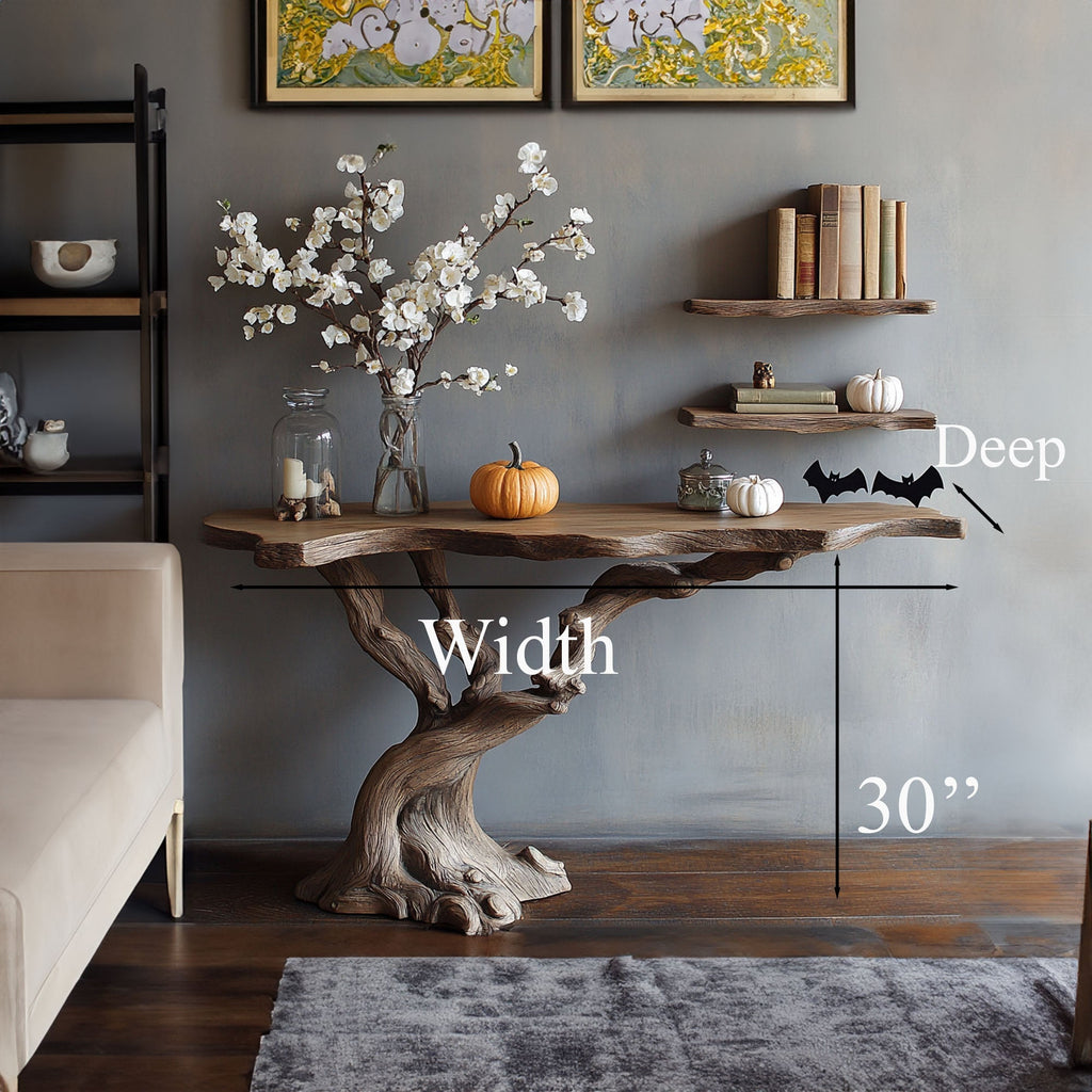 Handmade Halloween Console Table Driftwood Table