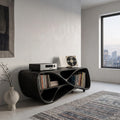 Contemporary Wooden Record Player Console For Living Room