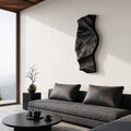 Tall Curved Wood Wall Clock for Hallway or Living Room, 30 to 45 in