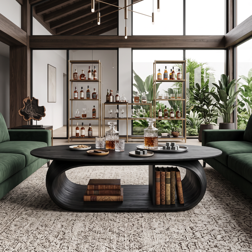 Sturdy Solid Wood Farmhouse Coffee Table, 32 To 60 Inch Wide