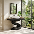 Spa Style Solid Wood Washstand Vanity