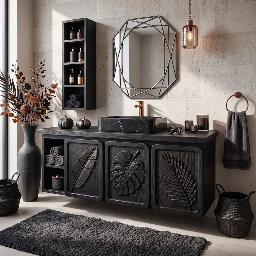Handcrafted Organic Modern Bathroom Vanity Boutique Hotel