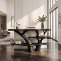 Live Edge Hallway Table, Country Farmhouse Solid Wood Slab Console