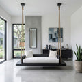 Hanging Ceiling Swing, Modern Solid Wood Indoor Swing Chair for Studio