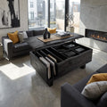 Organic Modern Lift Top Coffee Table Reading Lounge