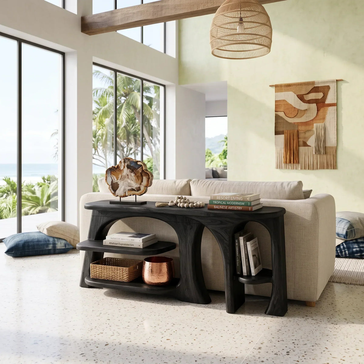 Contemporary Loop Console Table For Stylish Entryway
