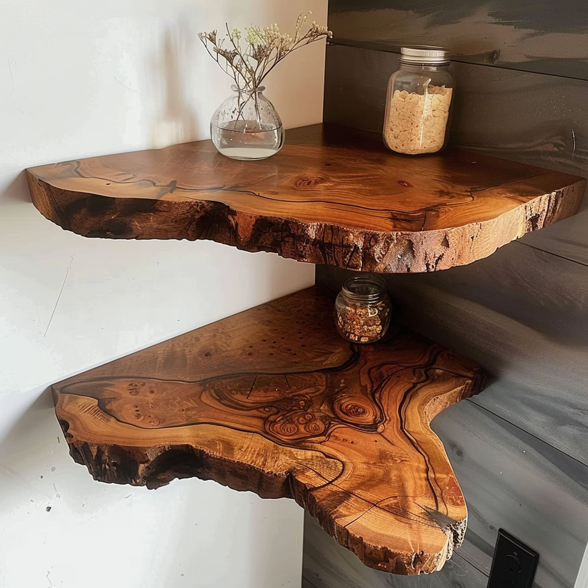 Floating Corner Shelves Decorations