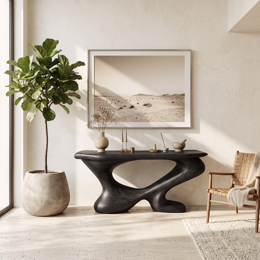 Farmhouse Chic Console Table Entryway Decor