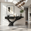 Handcrafted Solid Wood Dressing Table For Entryway Design Vintage