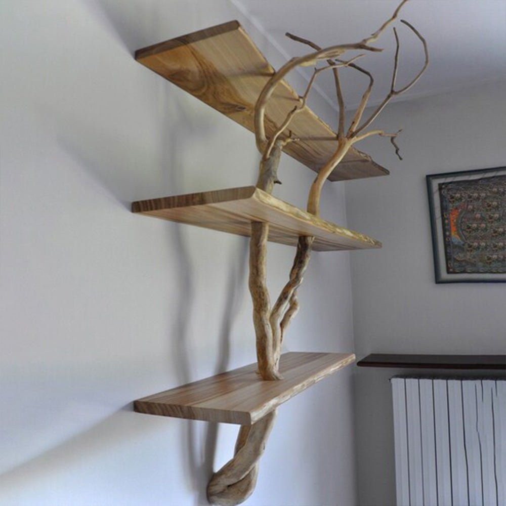 Floating Shelves Tree Branch Shelf Bookcase Art