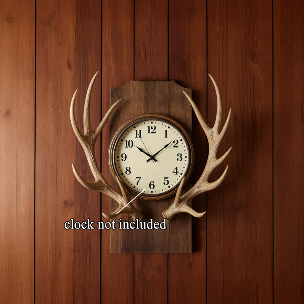 Rustic Tree Slice Wooden Wall Clock Kitchen or Entryway