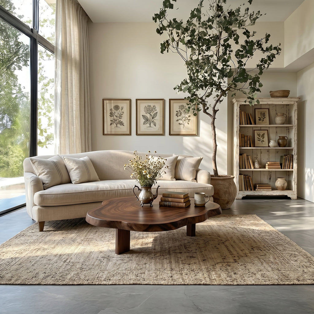 Farmhouse Solid Wood Coffee Table