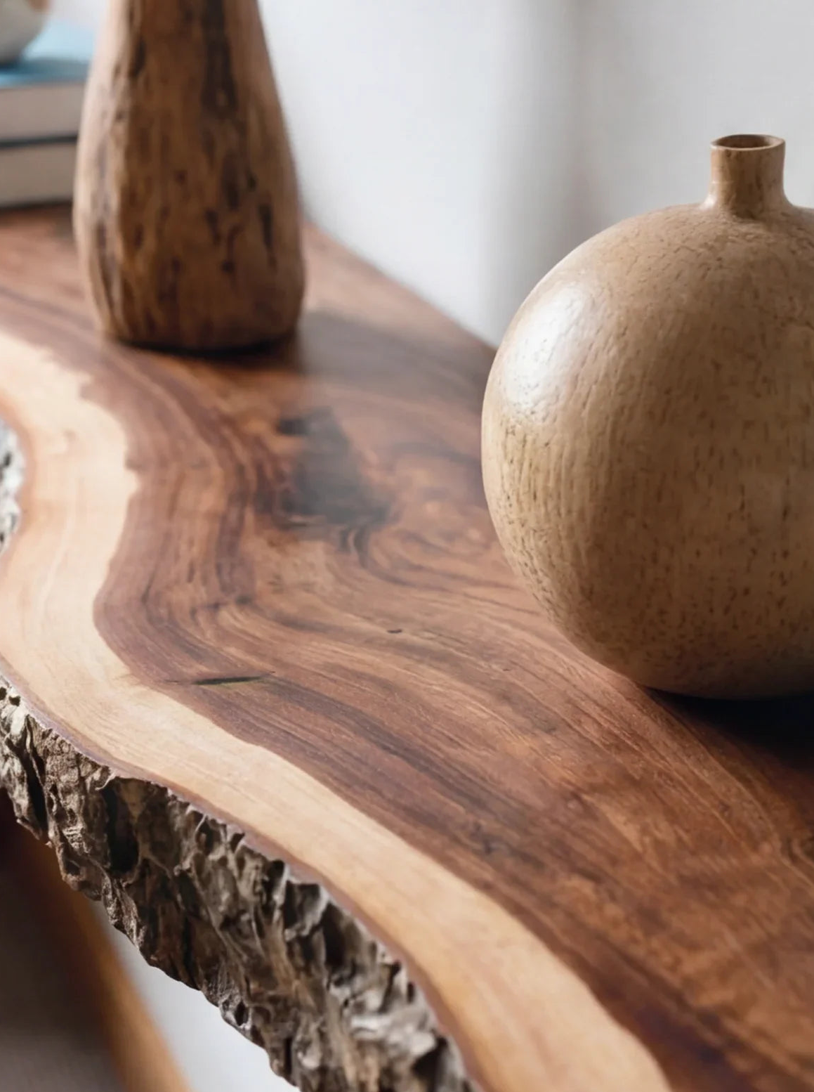 Live Edge Floating Wood Shelf