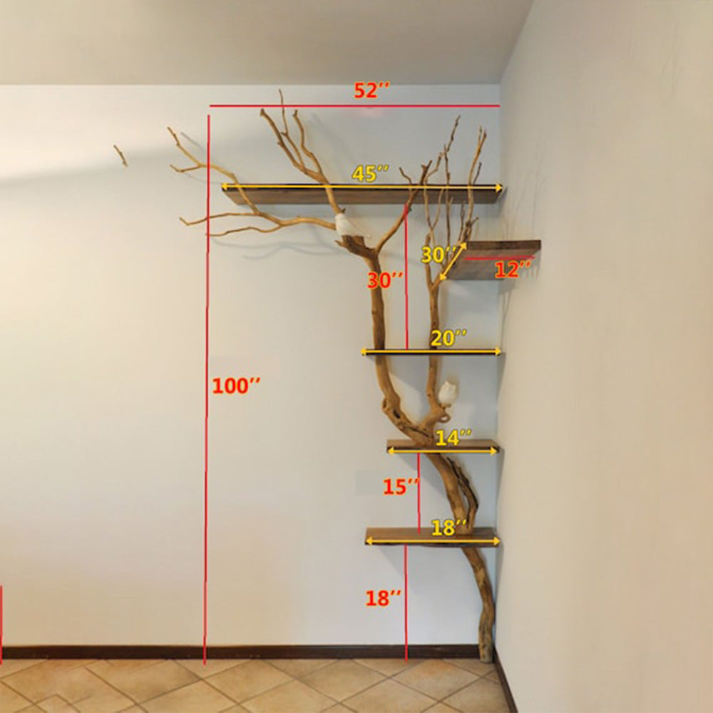 Floating Bookshelf Corner Shelf Wall Shelves