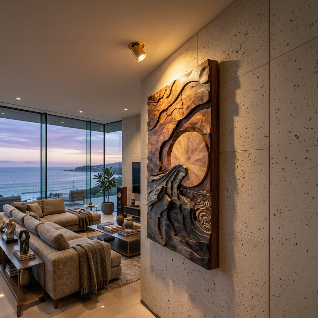 Modern Wall Art With Landscape Design For Living Room