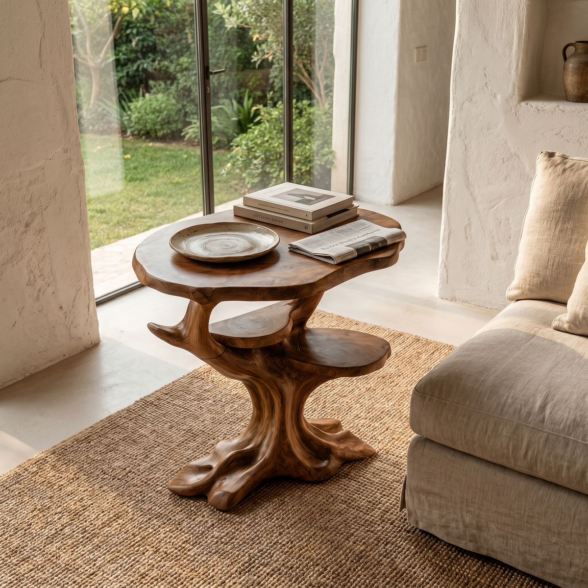 Organic Sculptural Side Table