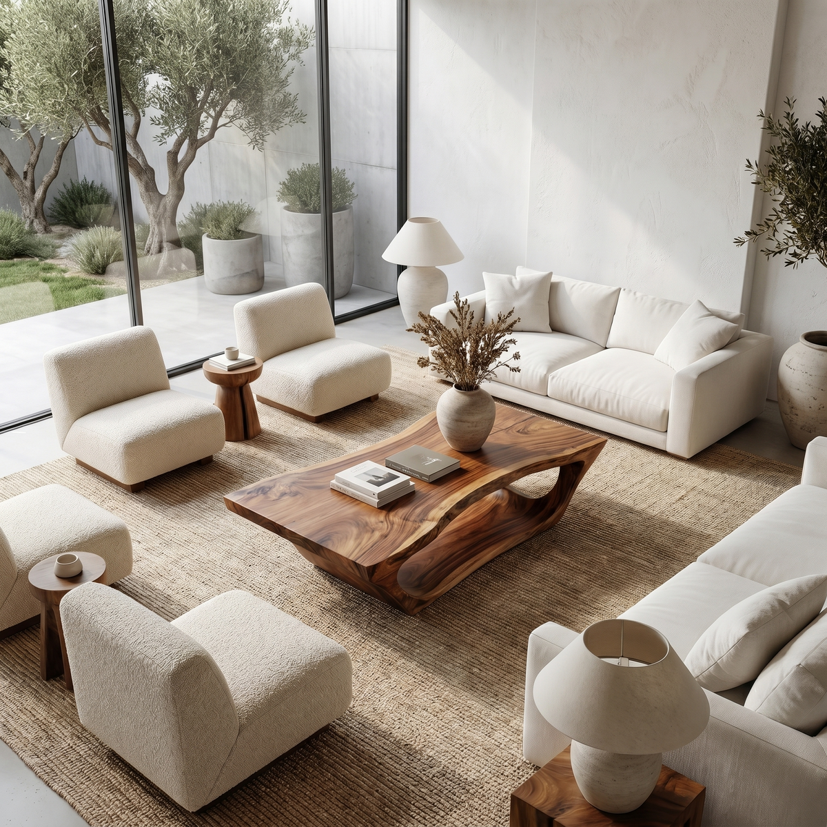 Wabi Sabi Solid Wood Coffee Table