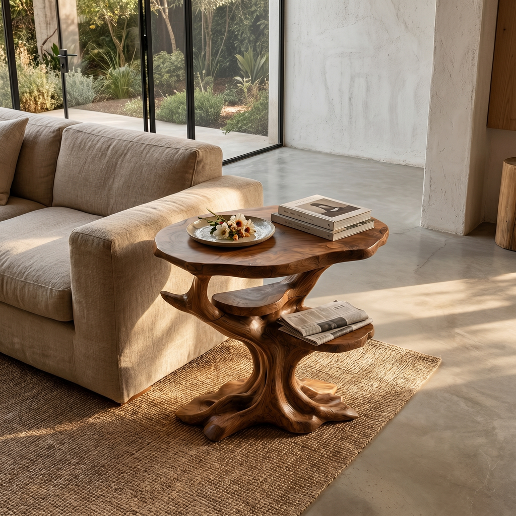 Organic Sculptural Side Table
